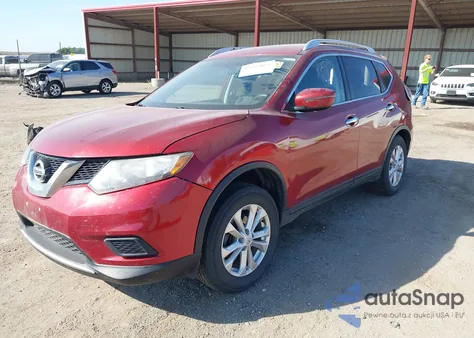 2016 Nissan Rogue Sv from USA, damaged, VIN KNMAT2MV5GP721204